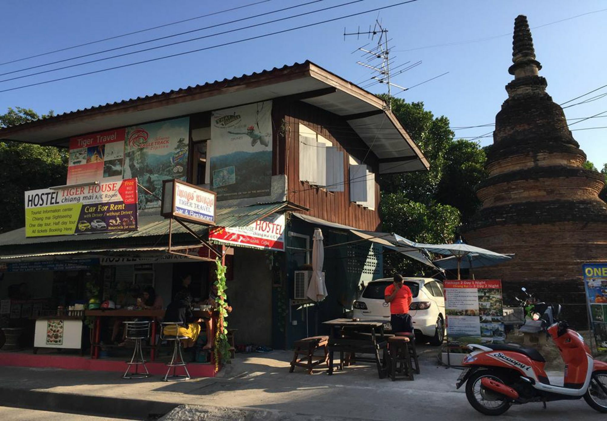 Tiger House Hostel (Adults Only) Chiang Mai Exterior foto